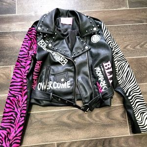 Leather Jacket Size S